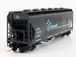 N Scale Micro-Trains MTL 93070 ACFX Cancarb 3-Bay Covered Hopper 74073