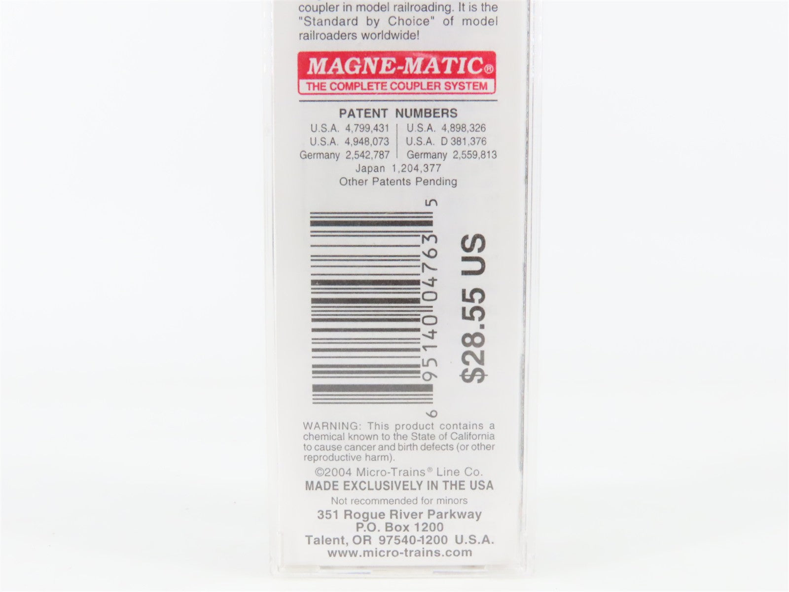 N Scale Micro-Trains MTL 93070 ACFX Cancarb 3-Bay Covered Hopper 74073