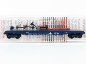 N Scale Micro-Trains MTL 45190 DAF United States Air Force 50' Flat Car 35507