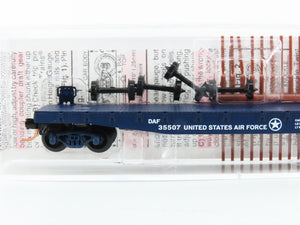 N Scale Micro-Trains MTL 45190 DAF United States Air Force 50' Flat Car 35507