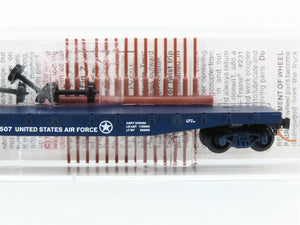 N Scale Micro-Trains MTL 45190 DAF United States Air Force 50' Flat Car 35507