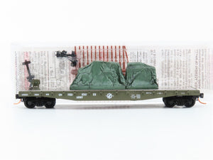 N Scale Micro-Trains MTL 45180 USAX United States Army 50' Flat Car 38065