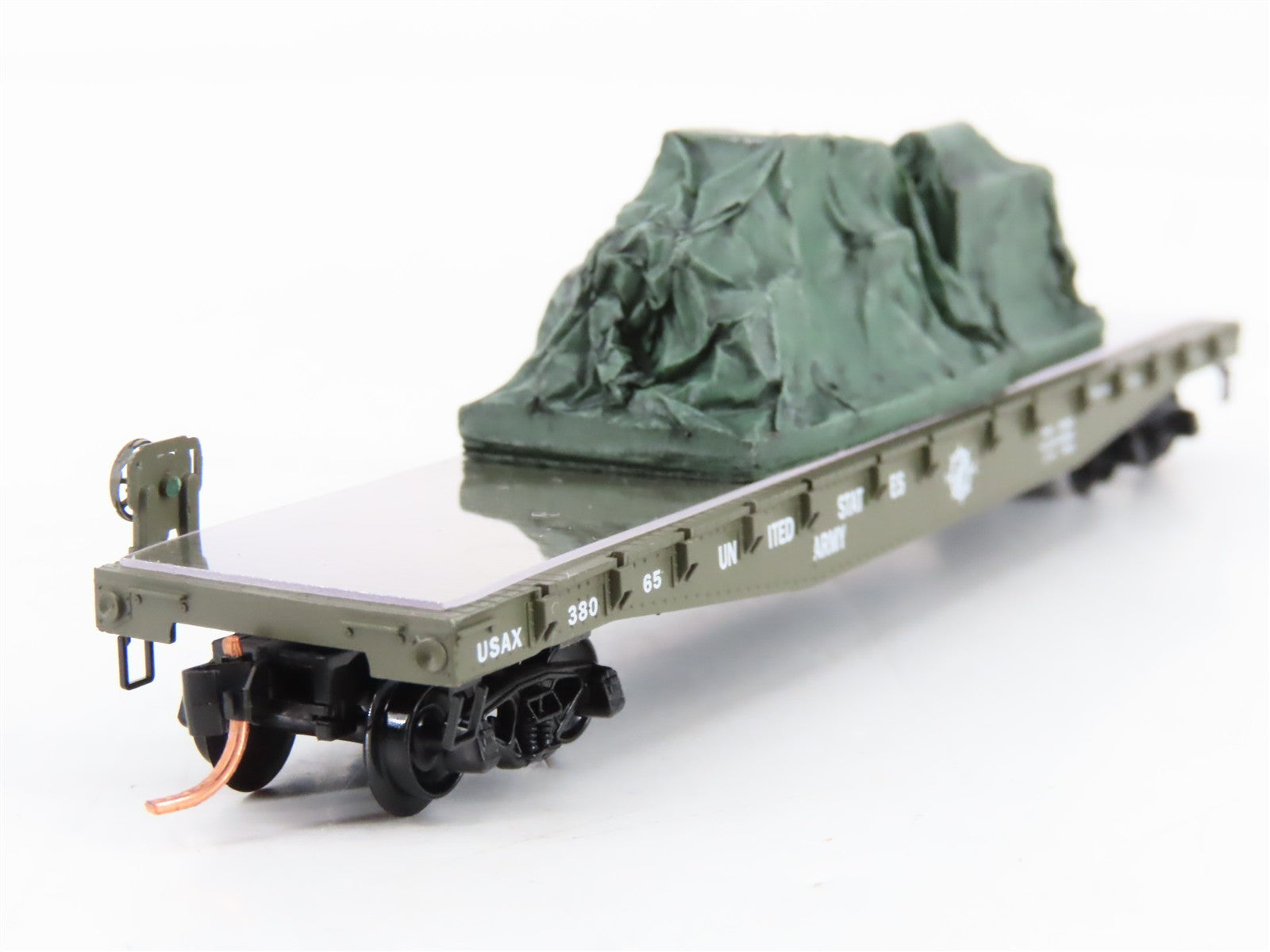 N Scale Micro-Trains MTL 45180 USAX United States Army 50' Flat Car 38065