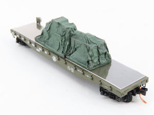 N Scale Micro-Trains MTL 45180 USAX United States Army 50' Flat Car 38065