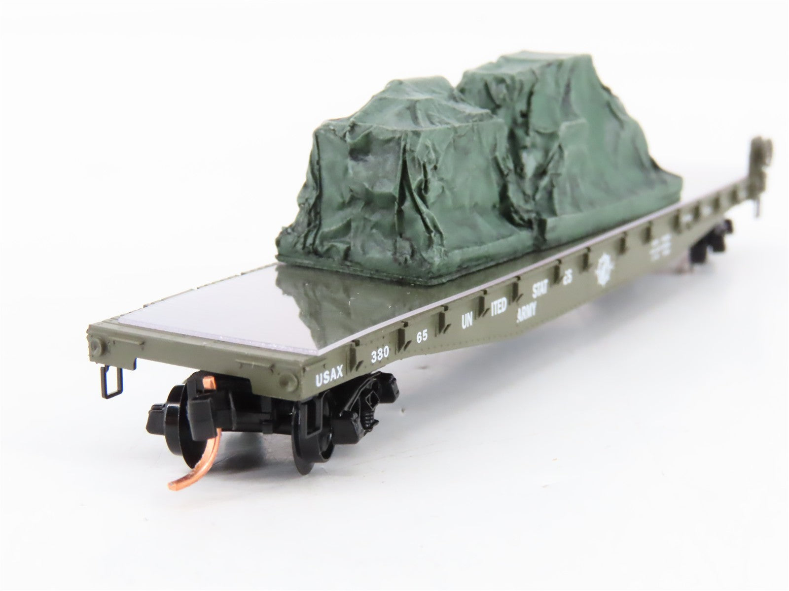 N Scale Micro-Trains MTL 45180 USAX United States Army 50' Flat Car 38065