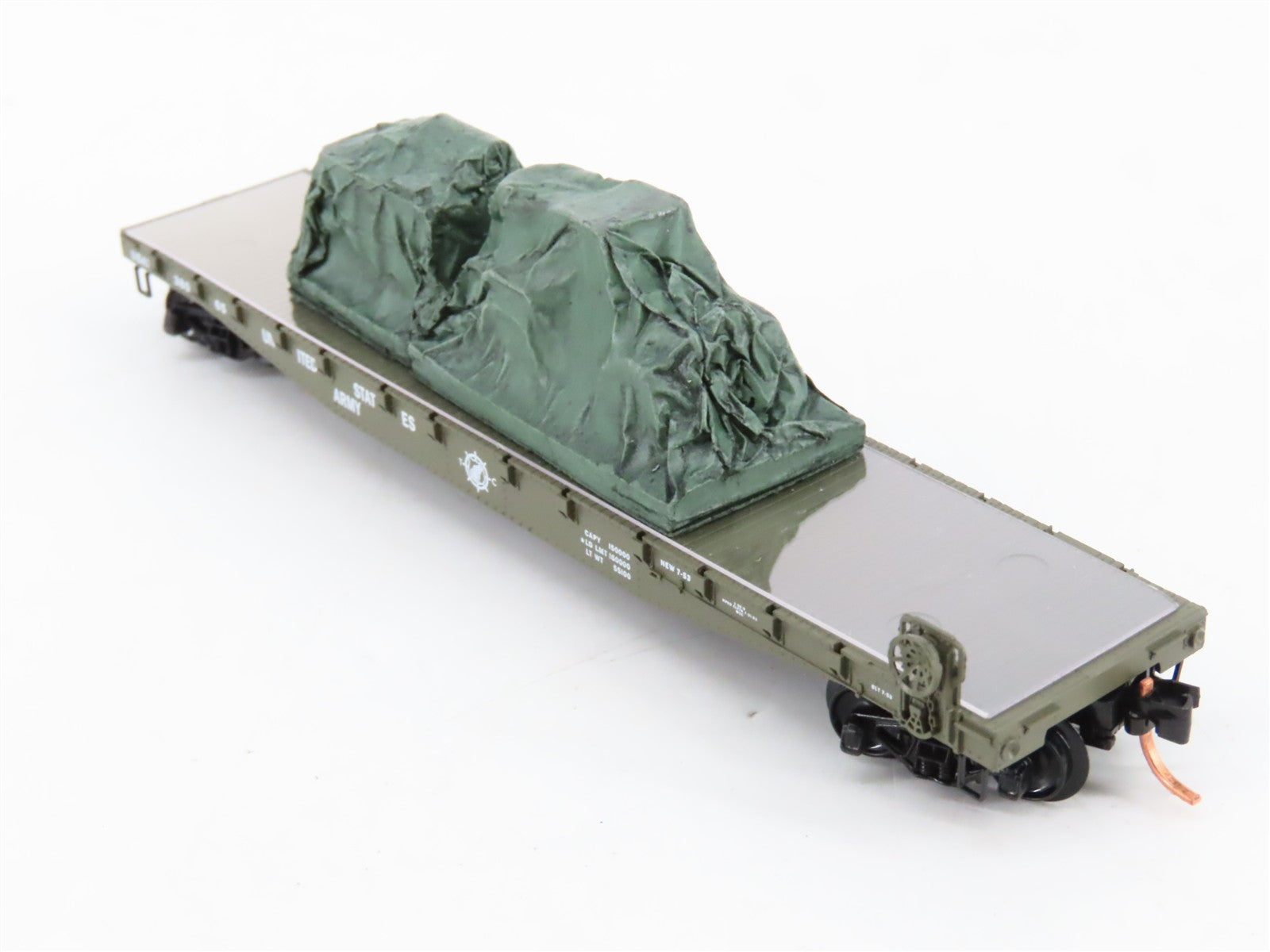 N Scale Micro-Trains MTL 45180 USAX United States Army 50' Flat Car 38065