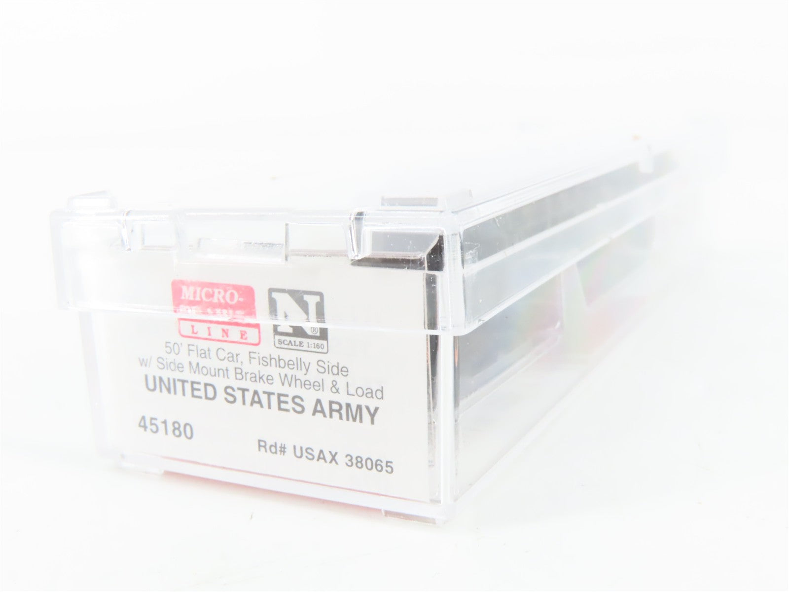 N Scale Micro-Trains MTL 45180 USAX United States Army 50' Flat Car 38065