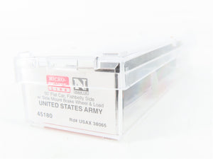 N Scale Micro-Trains MTL 45180 USAX United States Army 50' Flat Car 38065