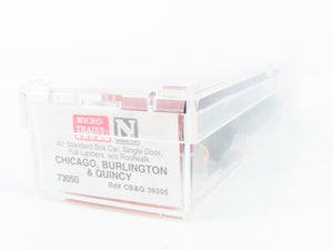 N Scale Micro-Trains MTL 73050 CB&Q Burlington Route 40' Box Car 39305