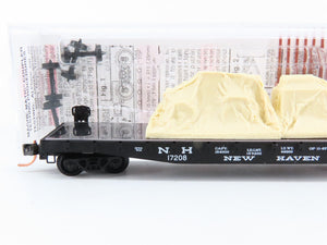 N Scale Micro-Trains MTL 45270 NH New Haven 50' Flat Car 17208