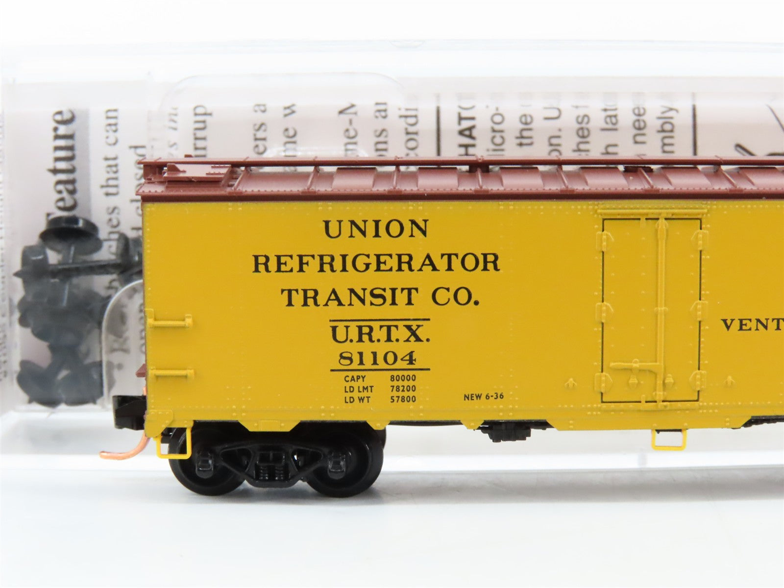 N Scale Micro-Trains MTL 59100 URTX Milwaukee Road 40' Reefer 81104