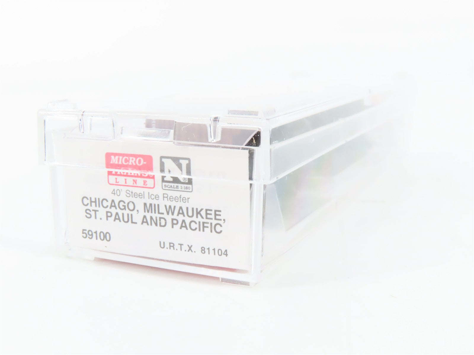 N Scale Micro-Trains MTL 59100 URTX Milwaukee Road 40' Reefer 81104