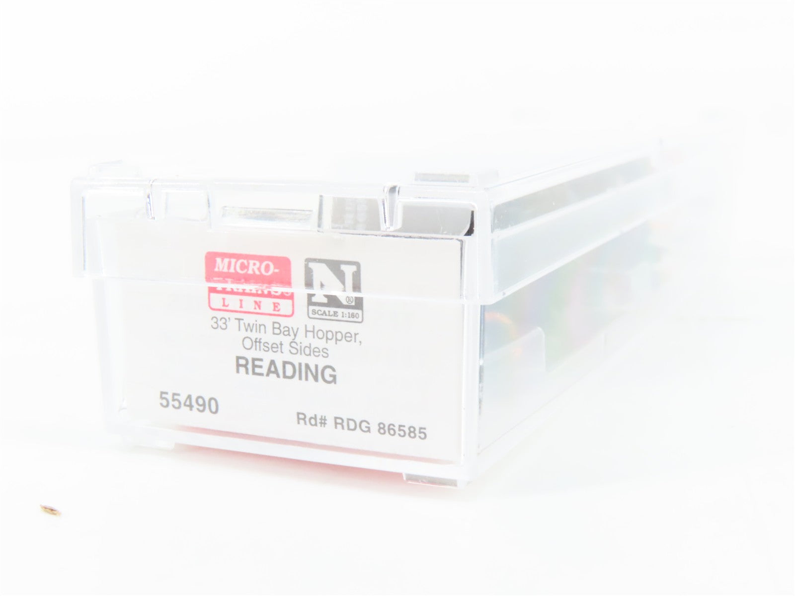 N Scale Micro-Trains MTL 55490 RDG Reading 33' 2-Bay Hopper 86585