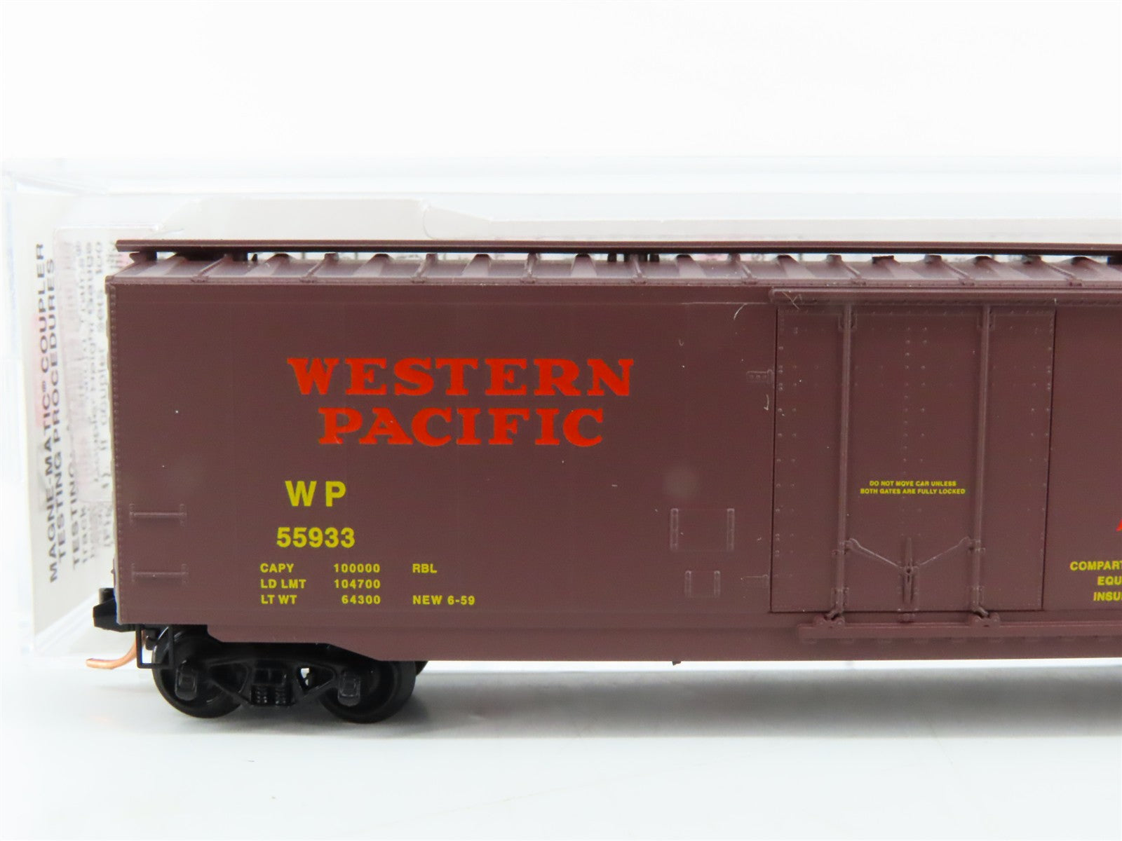 N Scale Micro-Trains MTL 32180 WP Western Pacific 50' Box Car 55933