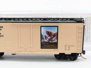 N Scale Micro-Trains MTL 21480 SBX Smokey Bear 40' Plug Door Box Car 1944