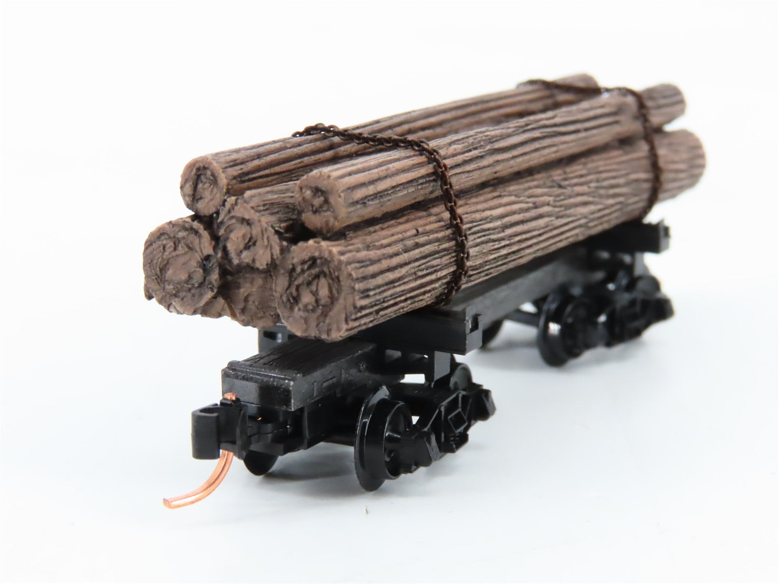 N Scale Micro-Trains MTL 113510 30' Skeleton Log Car w/ Log Load