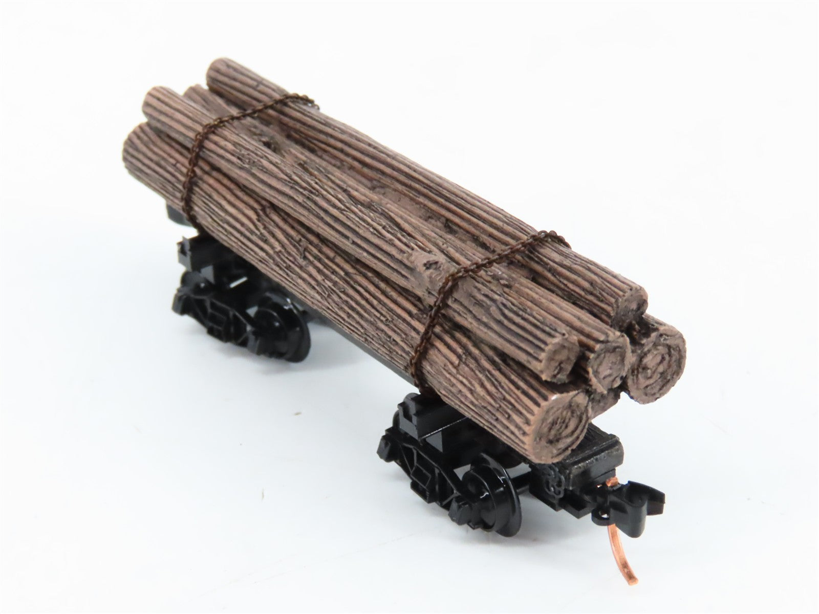 N Scale Micro-Trains MTL 113510 30' Skeleton Log Car w/ Log Load