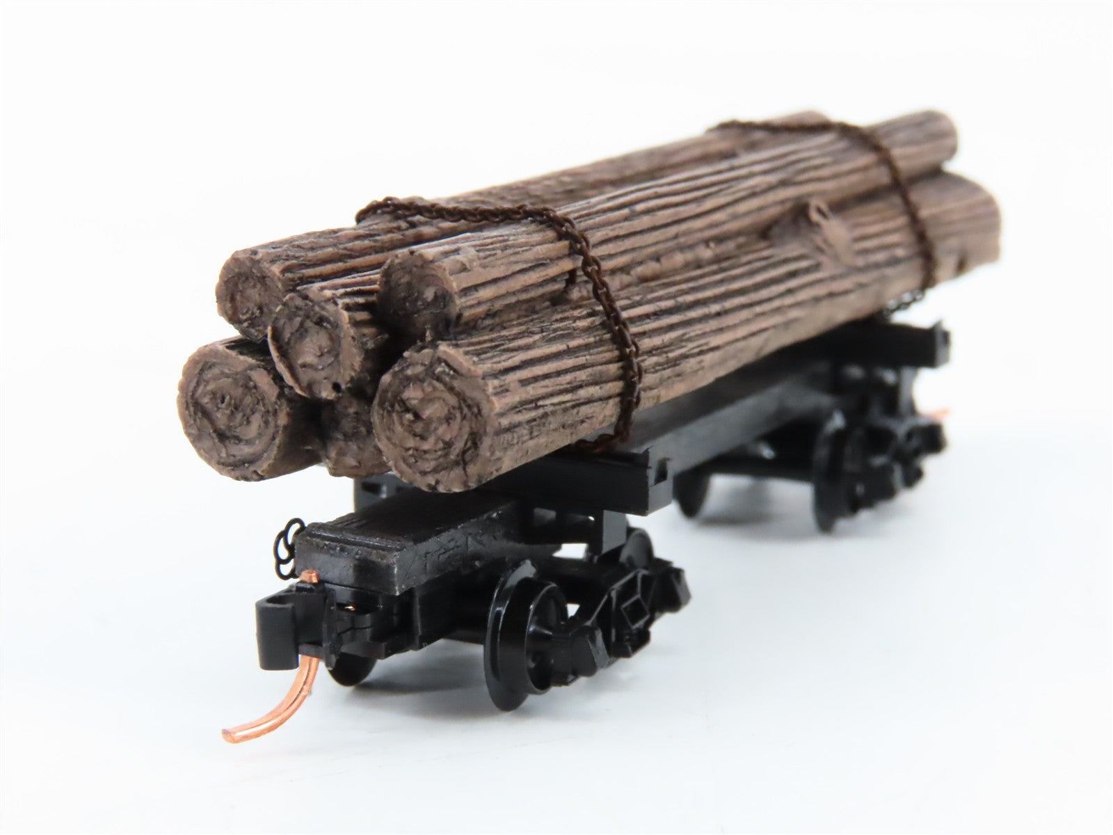 N Scale Micro-Trains MTL 113510 30' Skeleton Log Car w/ Log Load