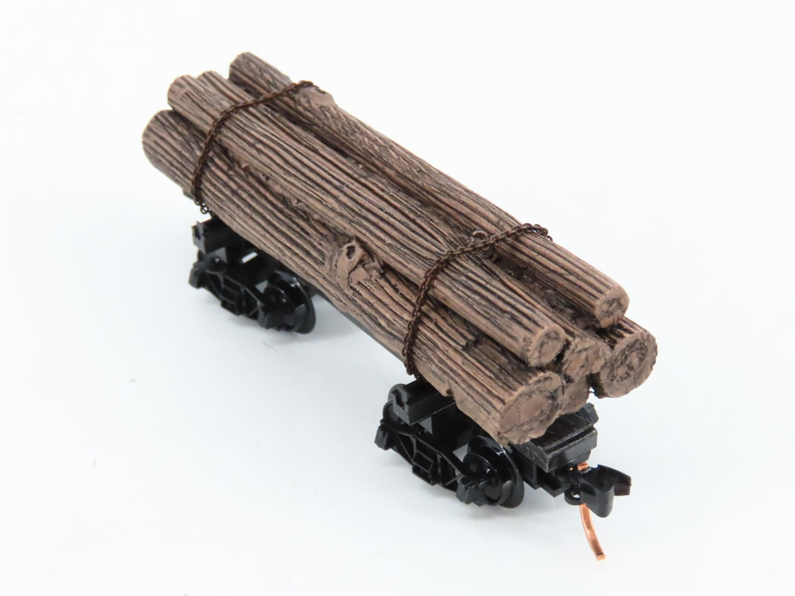 N Scale Micro-Trains MTL 113510 30' Skeleton Log Car w/ Log Load