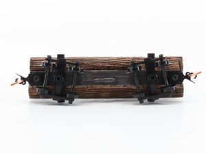 N Scale Micro-Trains MTL 113510 30' Skeleton Log Car w/ Log Load
