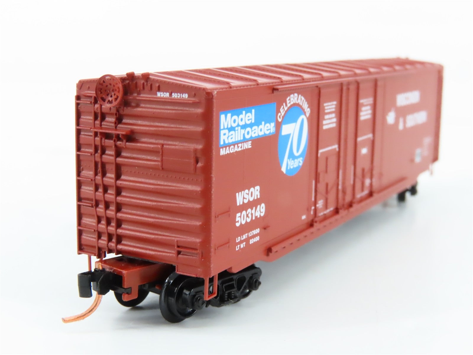 N Scale Micro-Trains MTL 75130 WSOR Wisconsin & Southern 50' Box Car 503149