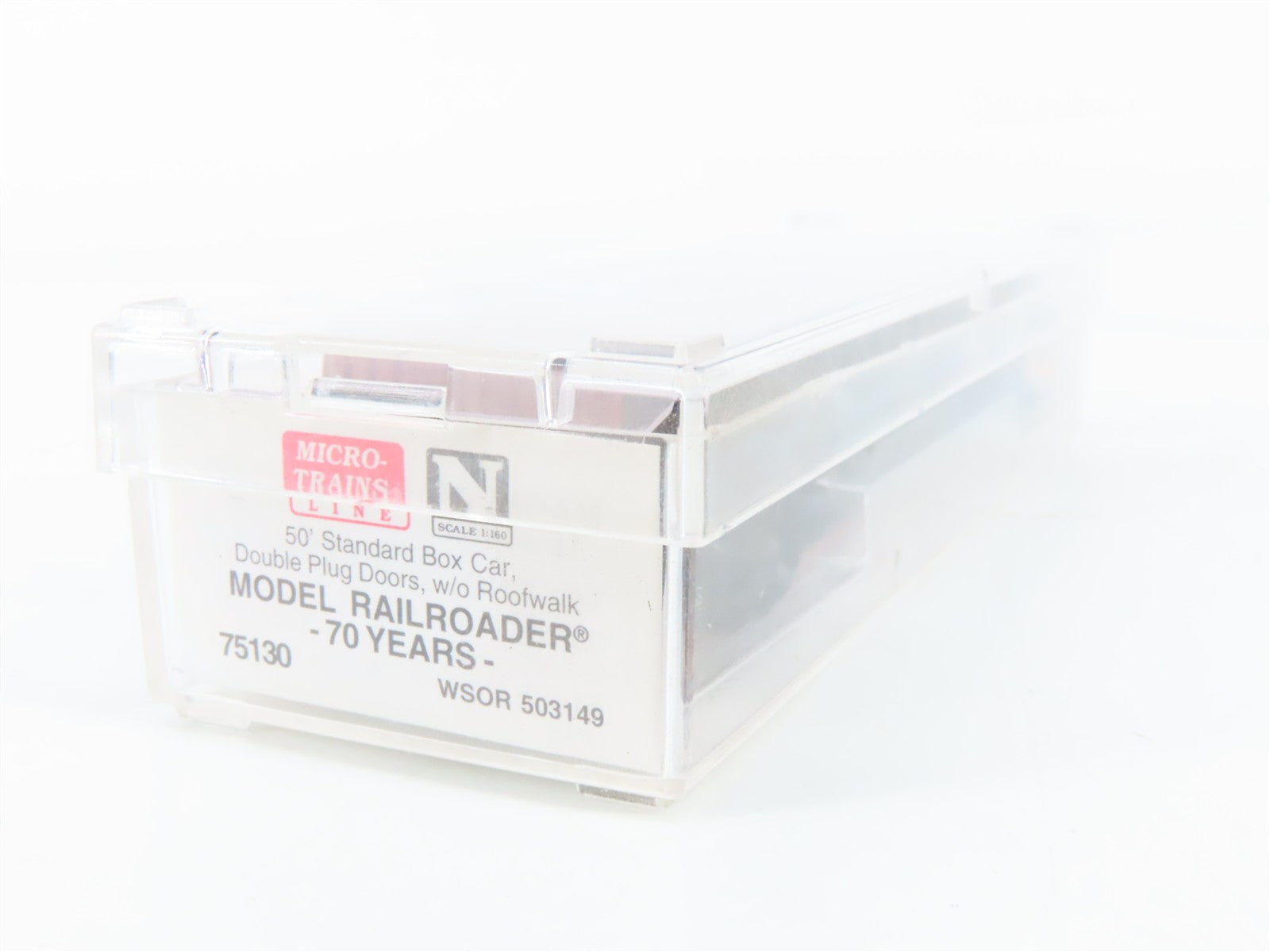 N Scale Micro-Trains MTL 75130 WSOR Wisconsin & Southern 50' Box Car 503149