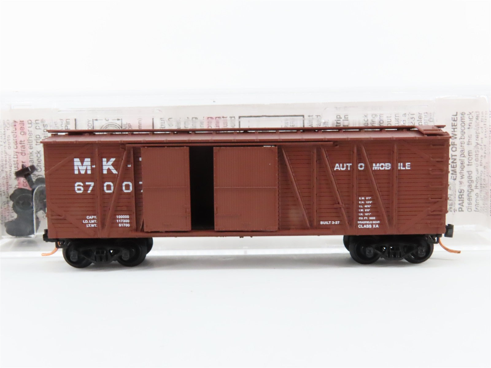 N Scale Micro-Trains MTL 29040 MKT Missouri-Kansas-Texas 40' Box Car 67007