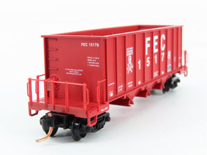 N Micro-Trains MTL 12500020 FEC Florida East Coast 3-Bay Ortner Hopper 15178