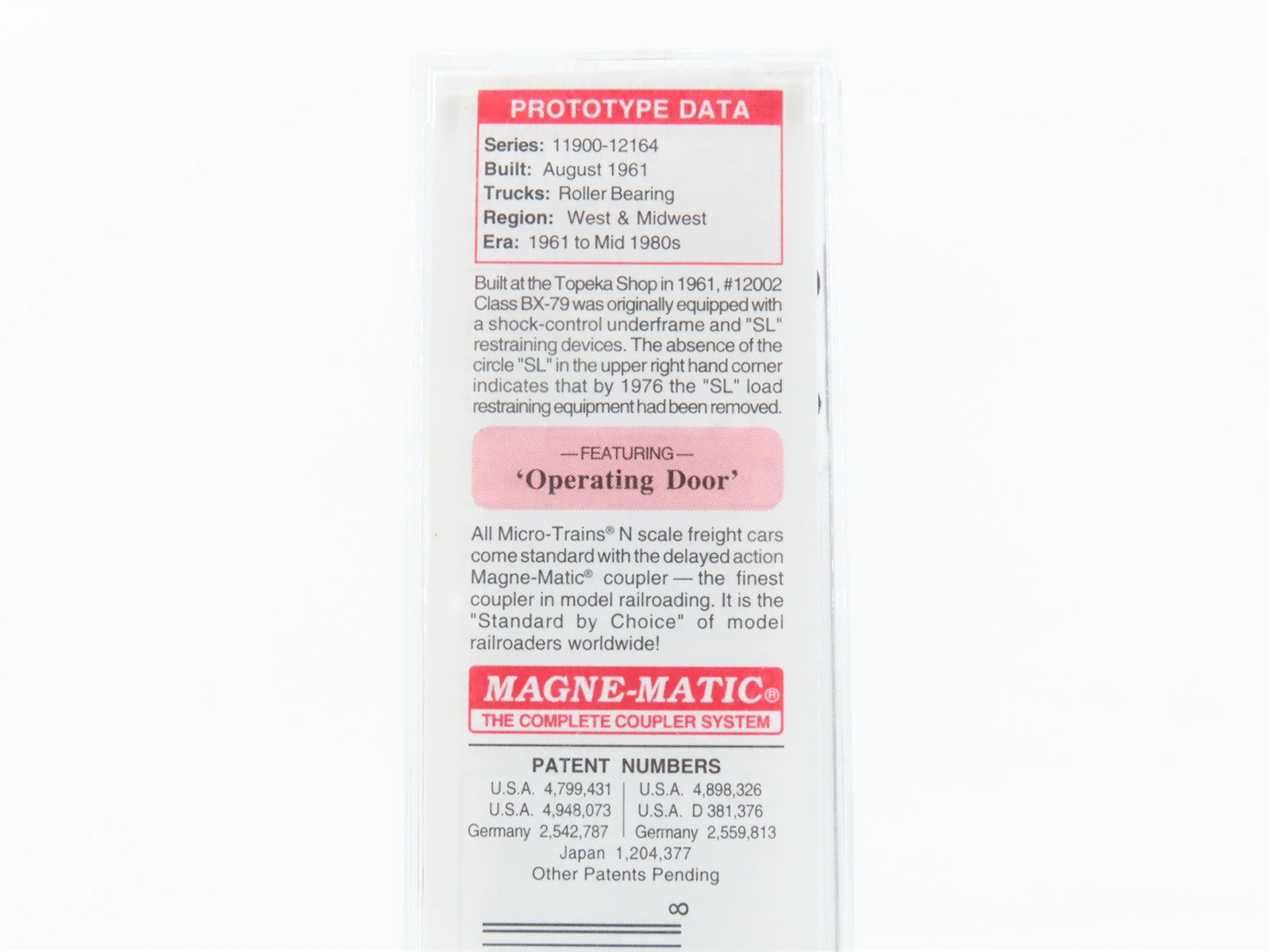 N Scale Micro-Trains MTL 07700150 ATSF Santa Fe 50' Box Car 12002