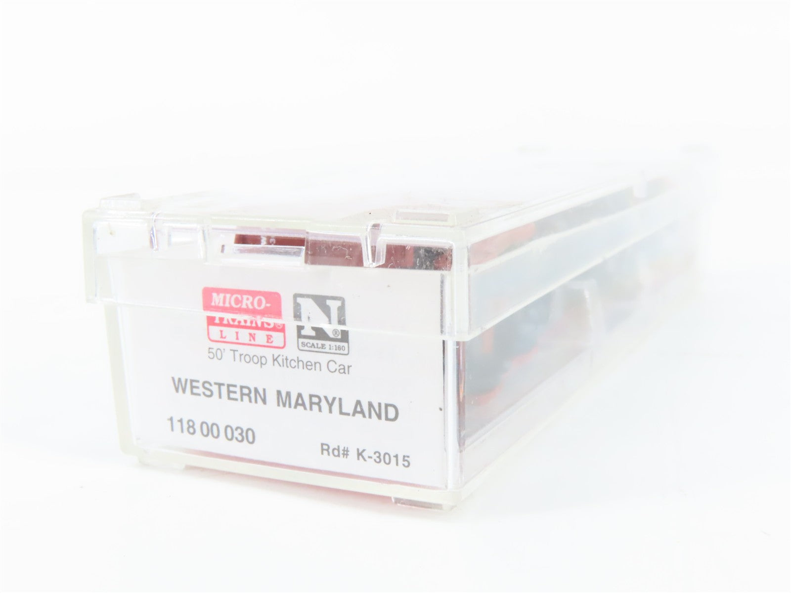 N Scale Micro-Trains MTL 11800030 WM Western Maryland 50' Troop Kitchen Car
