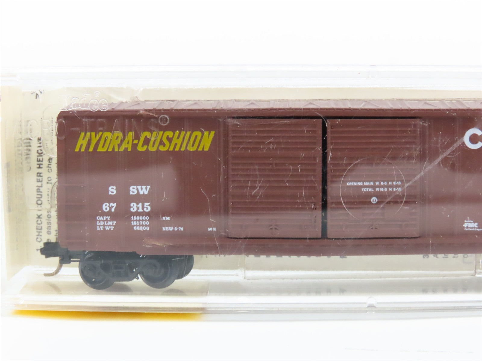 N Scale Micro-Trains MTL 30060 SSW Cotton Belt 50' Box Car 67315
