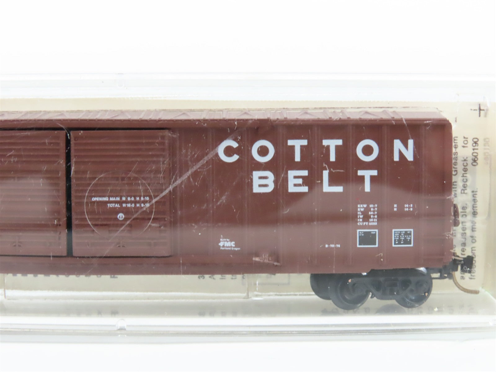 N Scale Micro-Trains MTL 30060 SSW Cotton Belt 50' Box Car 67315