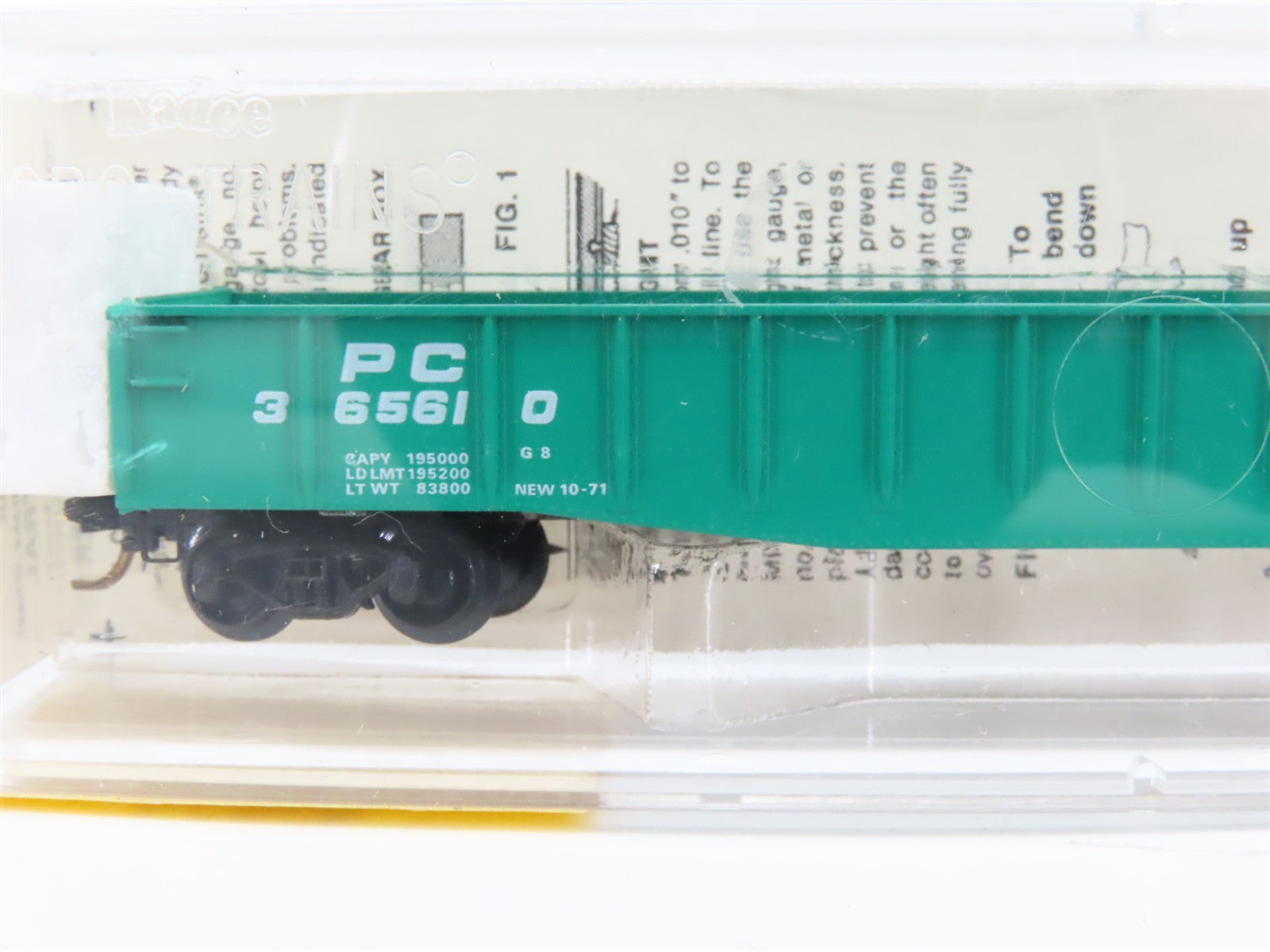 N Scale Micro-Trains MTL 46060 PC Penn Central 50' Flat Car 365610