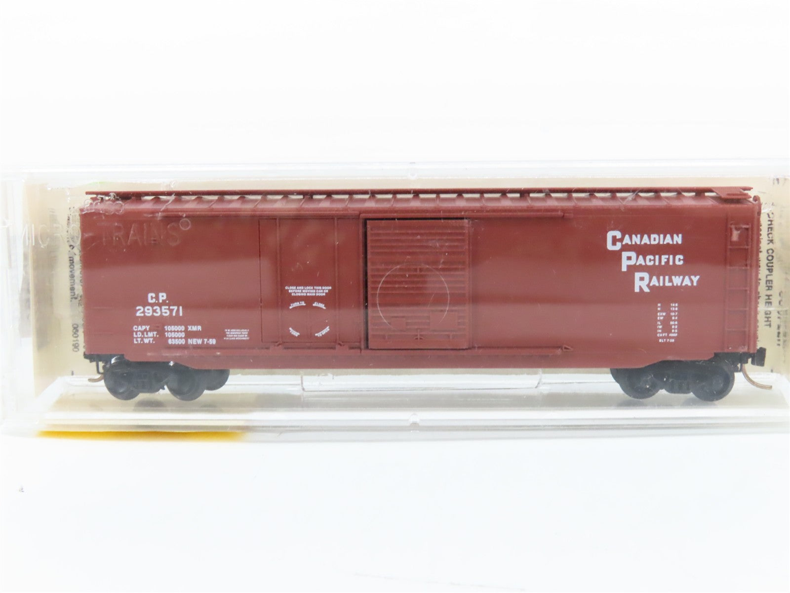 N Scale Micro-Trains MTL 33090 CP Canadian Pacific 40' Box Car 293571