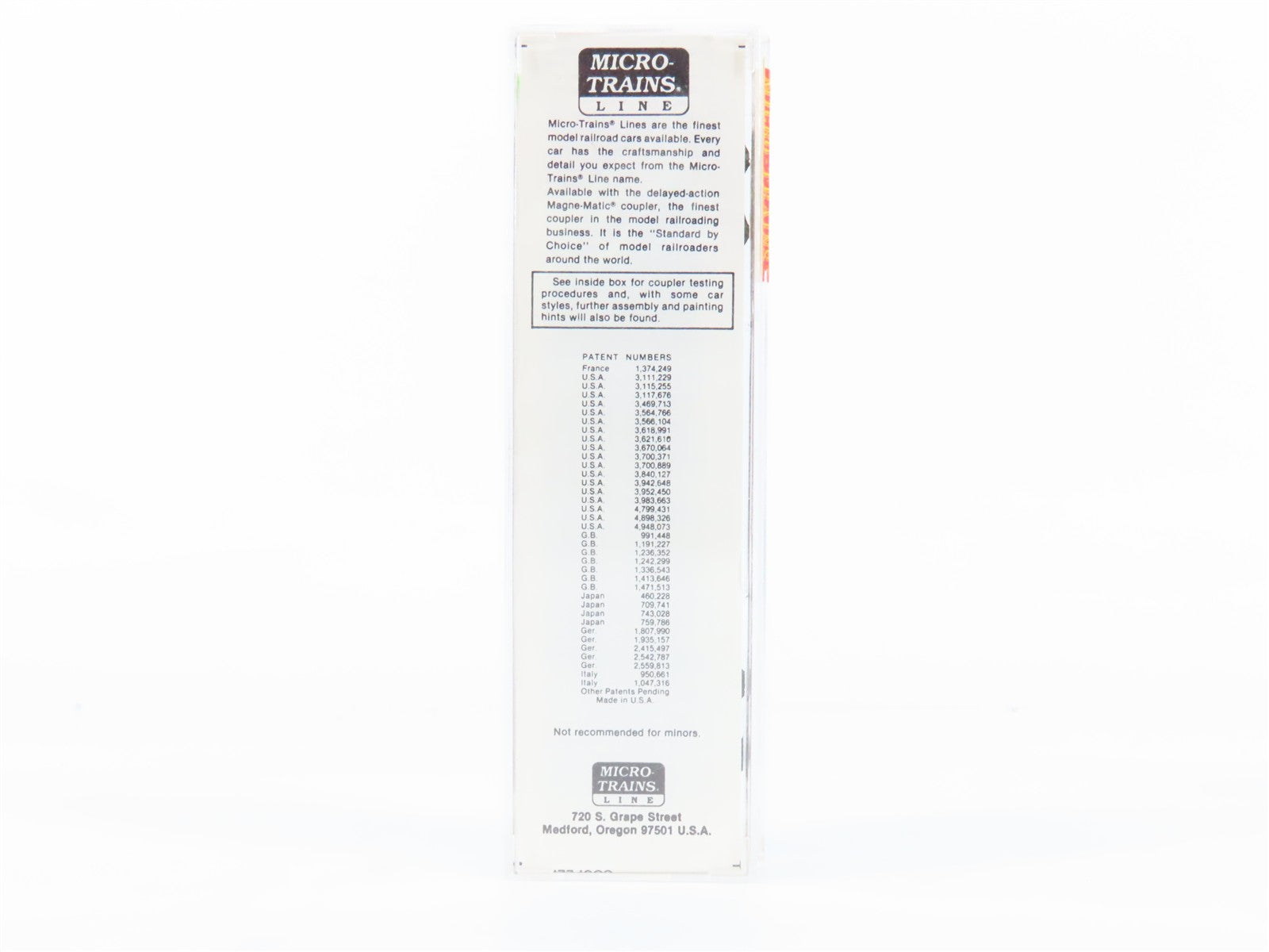 N Scale Micro-Trains MTL 33090 CP Canadian Pacific 40' Box Car 293571