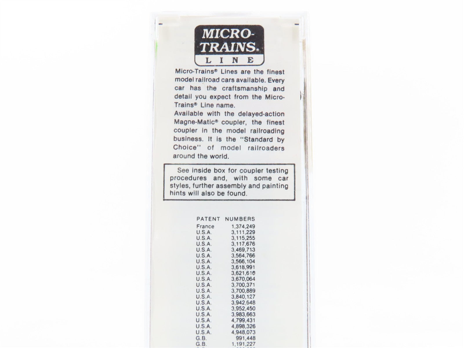 N Scale Micro-Trains MTL 33090 CP Canadian Pacific 40' Box Car 293571