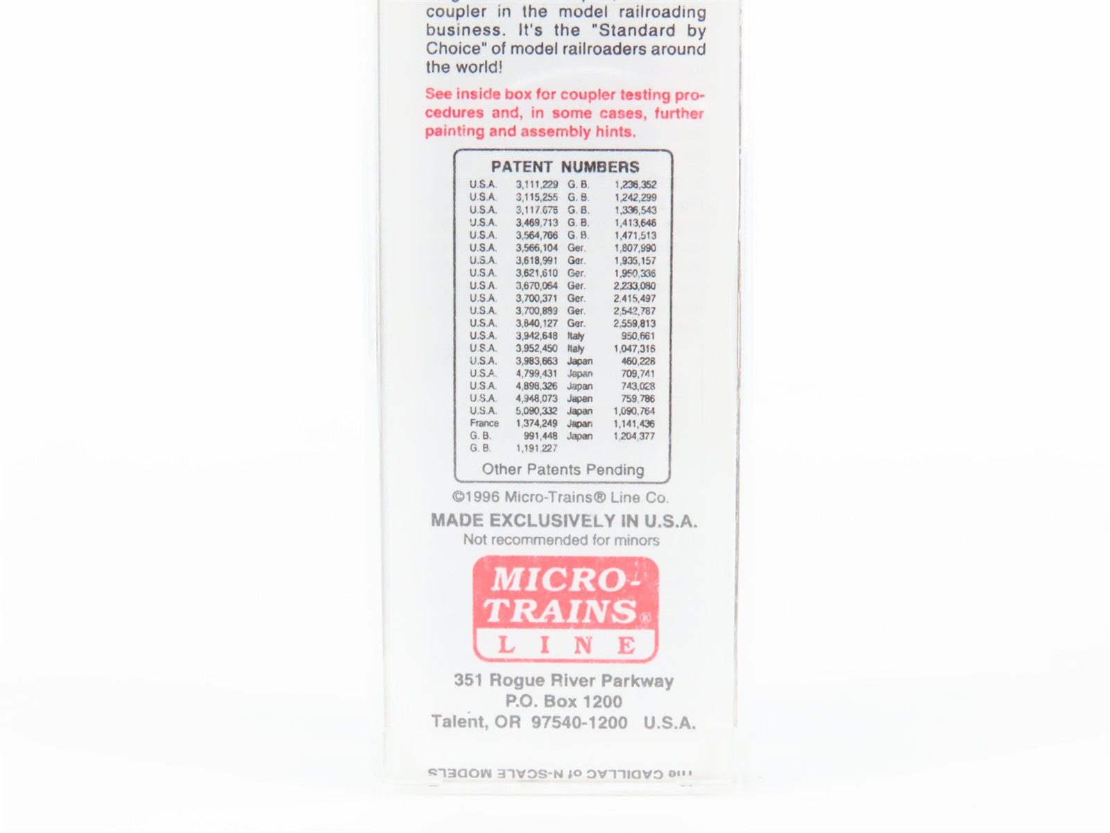 N Scale Micro-Trains MTL 25550/3 CSXT CSX 50' Box Car 141085