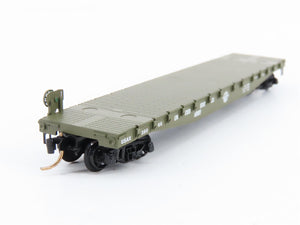 N Scale Micro-Trains MTL 45180 USAX U.S. Army 50' Fishbelly Flat Car 38066