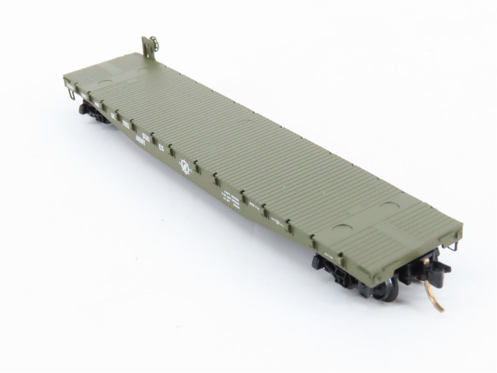 N Scale Micro-Trains MTL 45180 USAX U.S. Army 50' Fishbelly Flat Car 38066