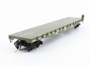 N Scale Micro-Trains MTL 45180 USAX U.S. Army 50' Fishbelly Flat Car 38066