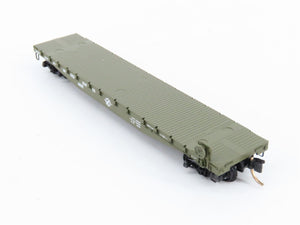 N Scale Micro-Trains MTL 45180 USAX U.S. Army 50' Fishbelly Flat Car 38066