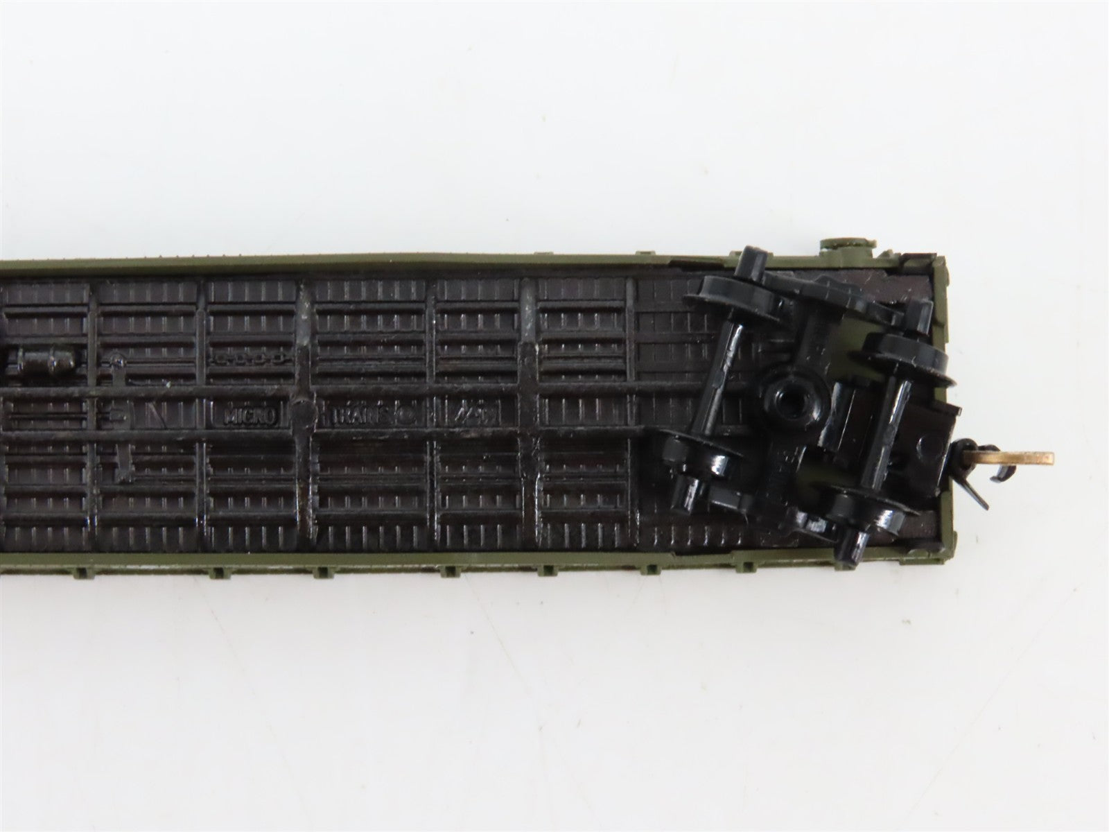 N Scale Micro-Trains MTL 45180 USAX U.S. Army 50' Fishbelly Flat Car 38066
