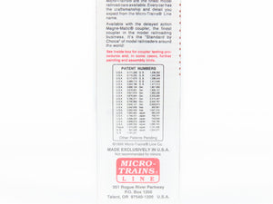 N Scale Micro-Trains MTL 45180 USAX U.S. Army 50' Fishbelly Flat Car 38066