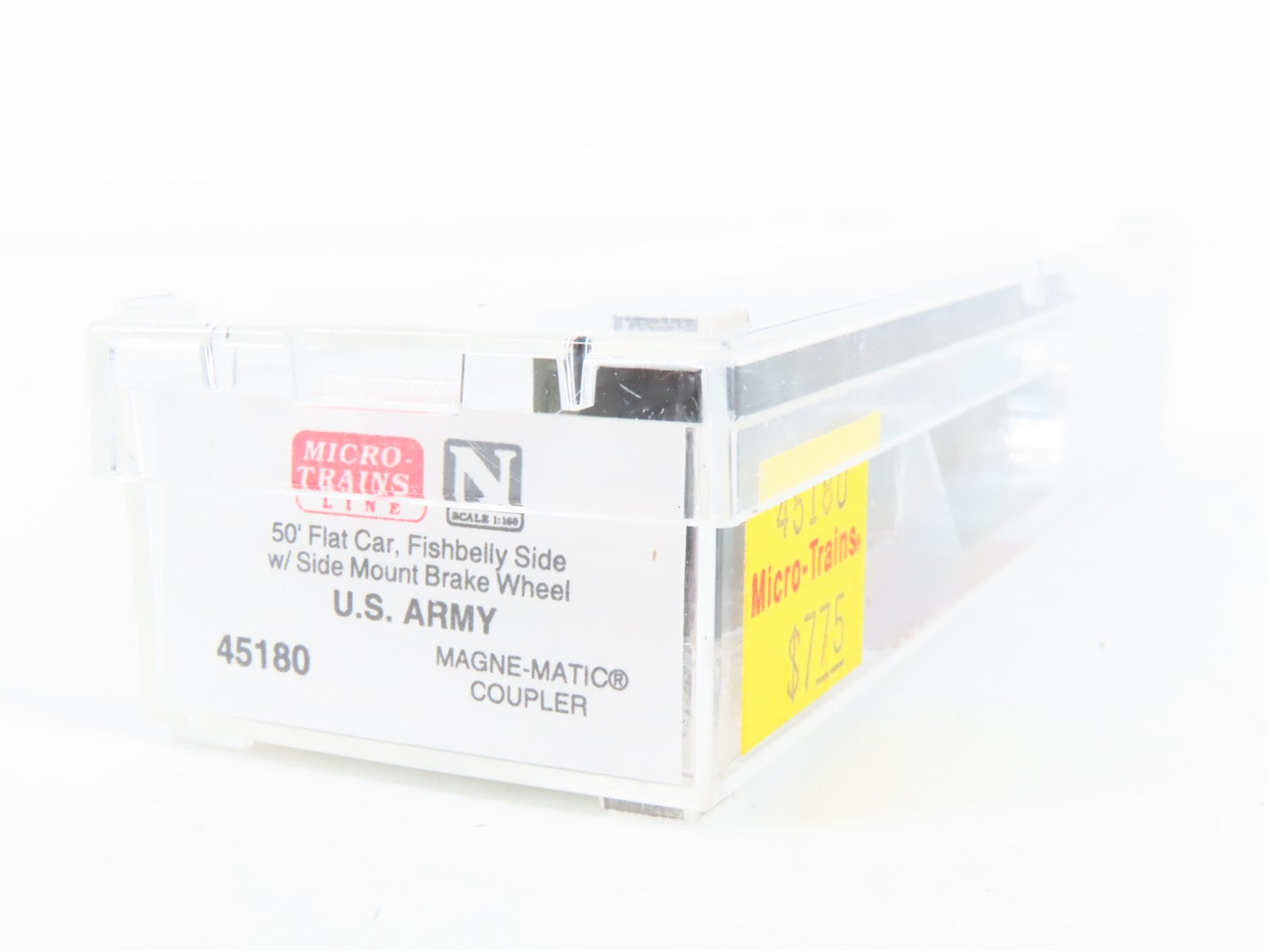 N Scale Micro-Trains MTL 45180 USAX U.S. Army 50' Fishbelly Flat Car 38066
