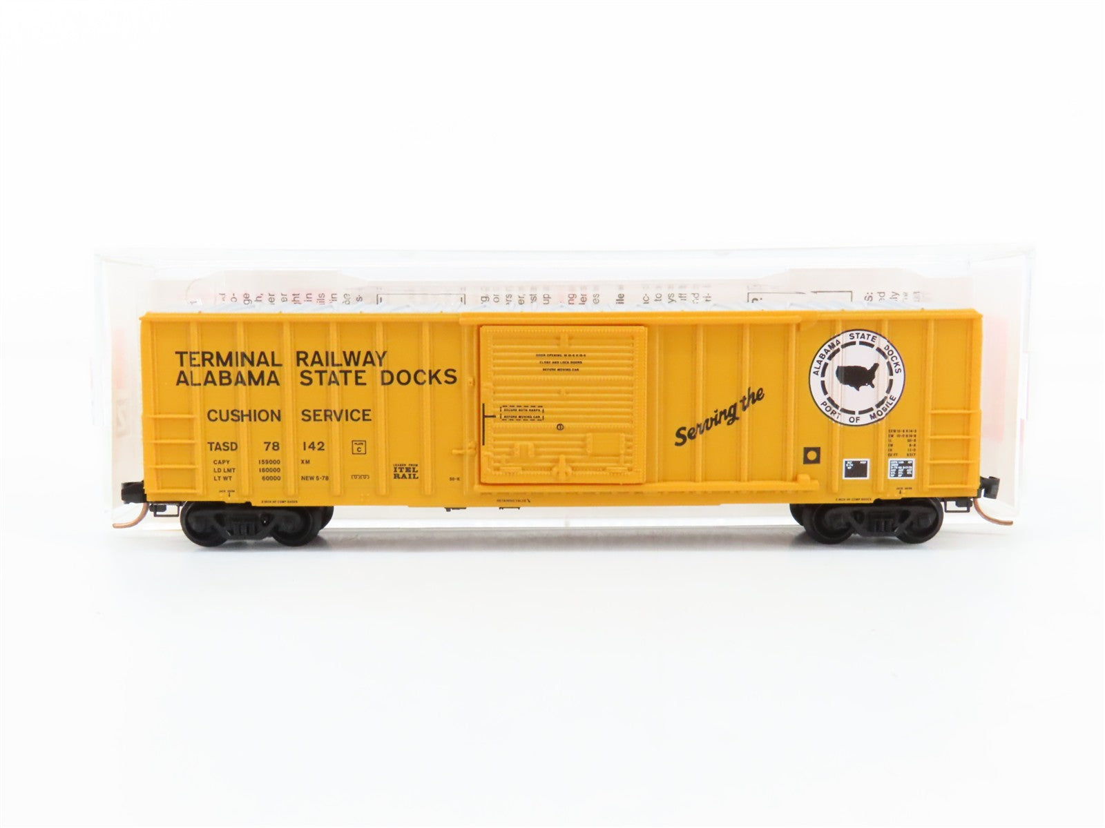 N Scale Micro-Trains MTL 25160 TASD Terminal Railway Alabama State Docks Box Car