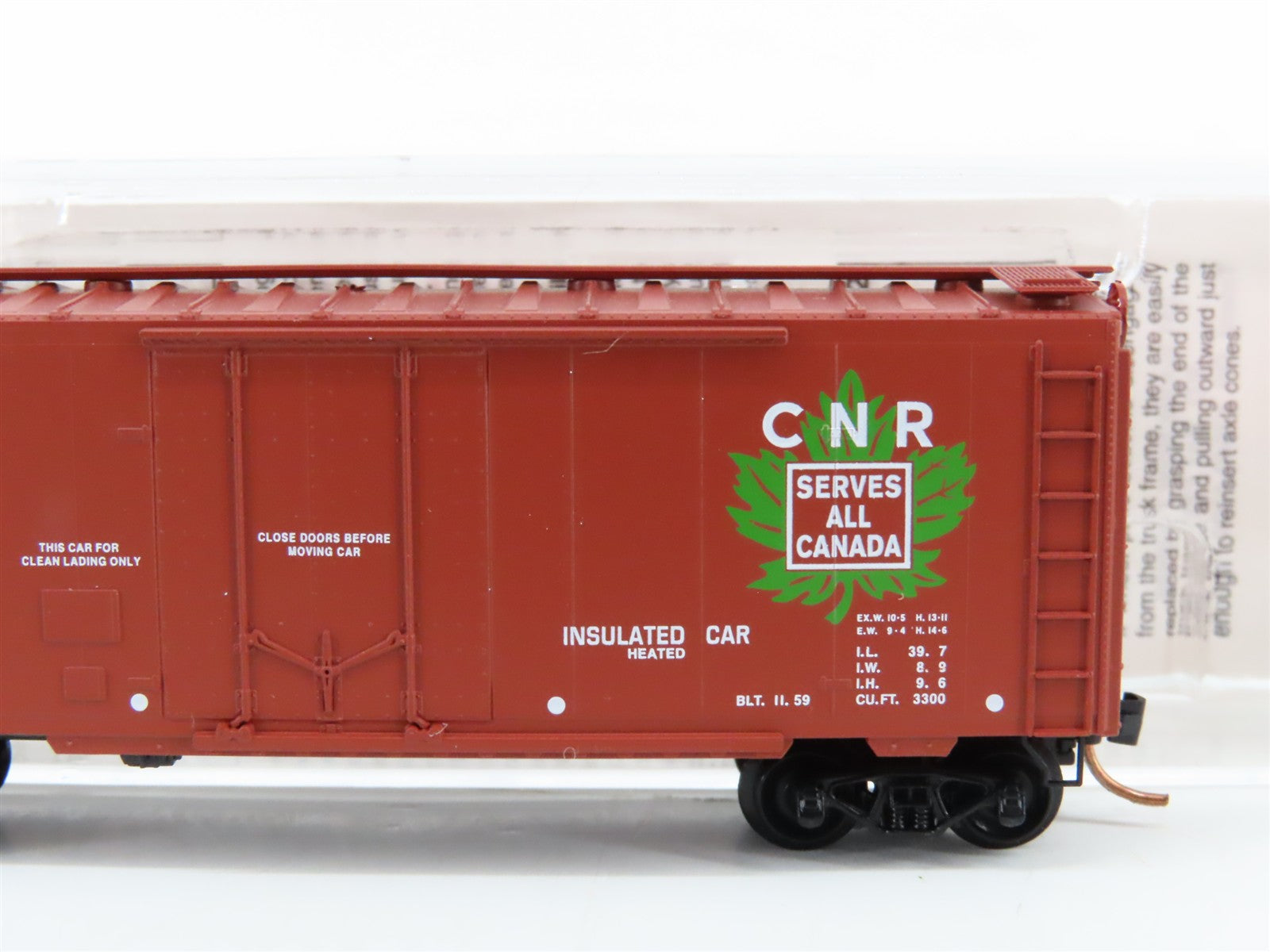 N Scale Micro-Trains MTL 21120 C.N. Canadian National 40' Box Car 290159