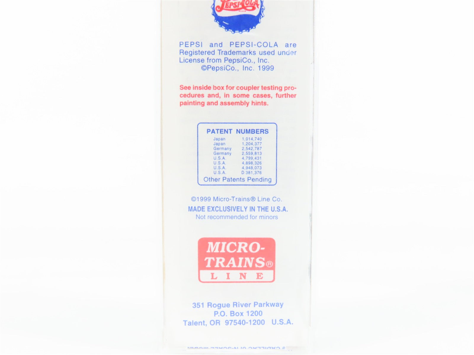 N Scale Micro-Trains MTL 69090 PCEX Pepsi-Cola Mechanical Reefer 6901