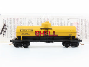 N Scale Micro-Trains MTL 65090/2 SCCX Shell Oil Company 39' Tank Car 1114