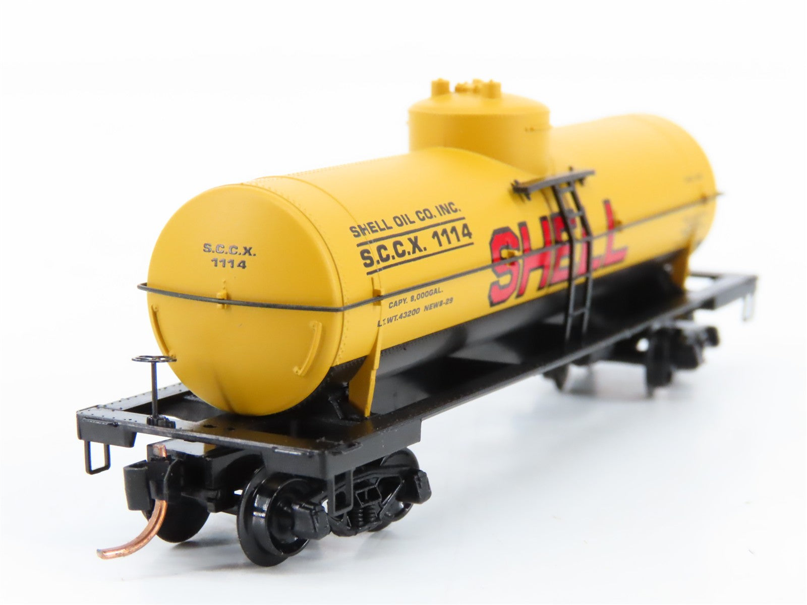 N Scale Micro-Trains MTL 65090/2 SCCX Shell Oil Company 39' Tank Car 1114