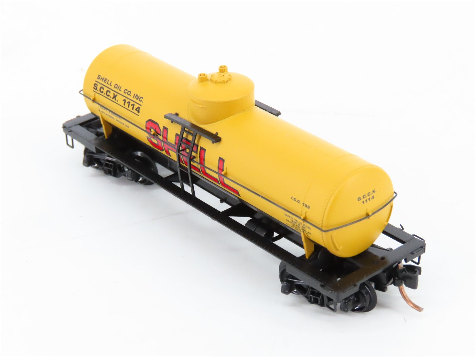 N Scale Micro-Trains MTL 65090/2 SCCX Shell Oil Company 39' Tank Car 1114